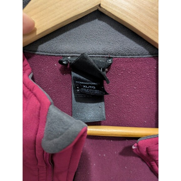 The North Face Jacket, TNF Apex Soft Shell bionic Coat, Red Women's XL, zip up - Picture 3 of 7
